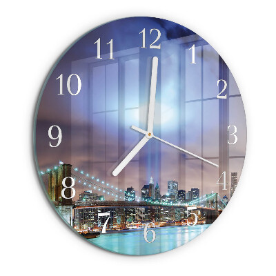 Round wall clock Night of the Horizon