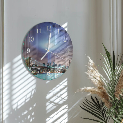 Round wall clock Night of the Horizon