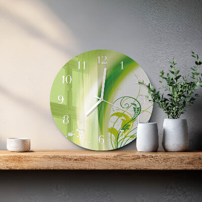 Round wall clock Model Plant