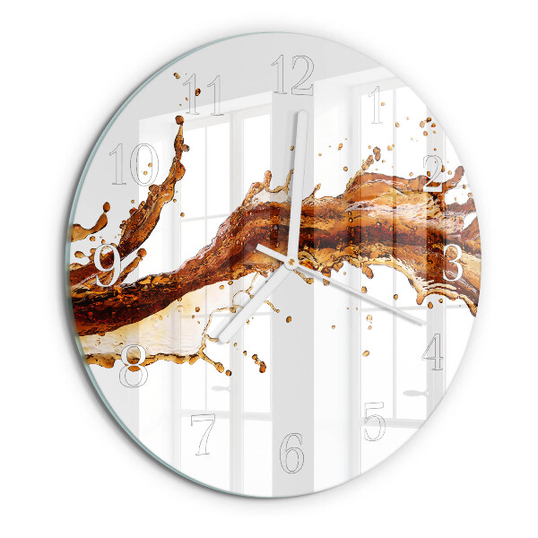 Round wall clock Water