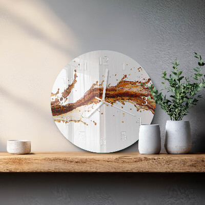 Round wall clock Water