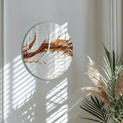 Round wall clock Water