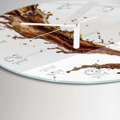 Round wall clock Water
