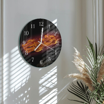 Round wall clock Junk