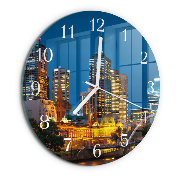 Round wall clock City