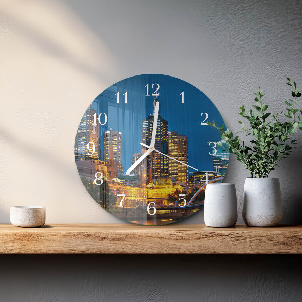 Round wall clock City