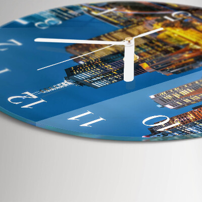 Round wall clock City