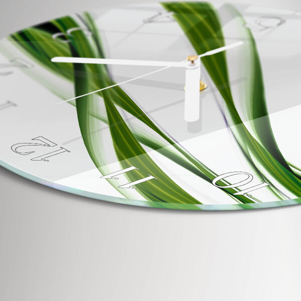 Round wall clock Abstract Lines