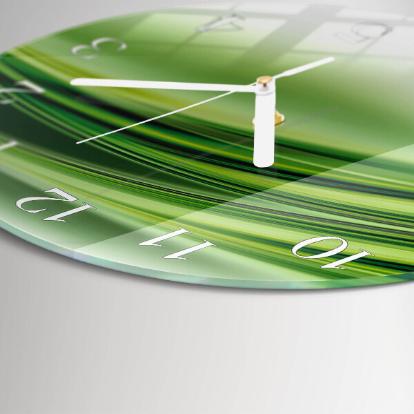 Round wall clock Abstract Art