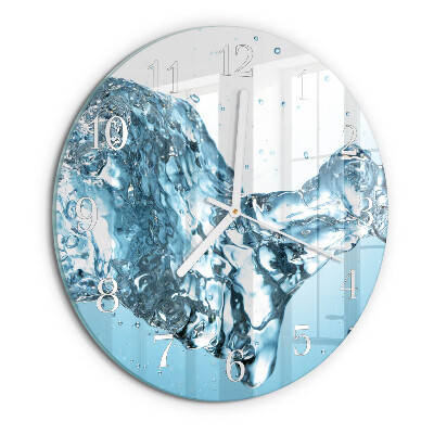 Round wall clock Water
