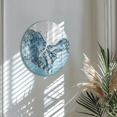 Round wall clock Water