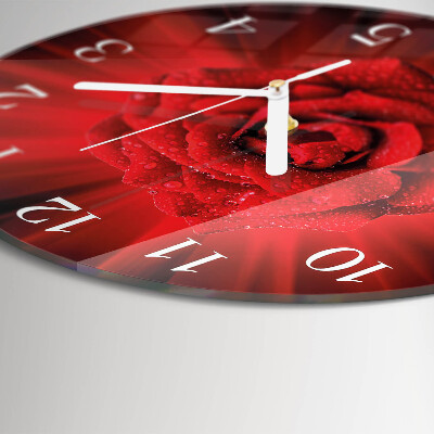 Round wall clock Rose