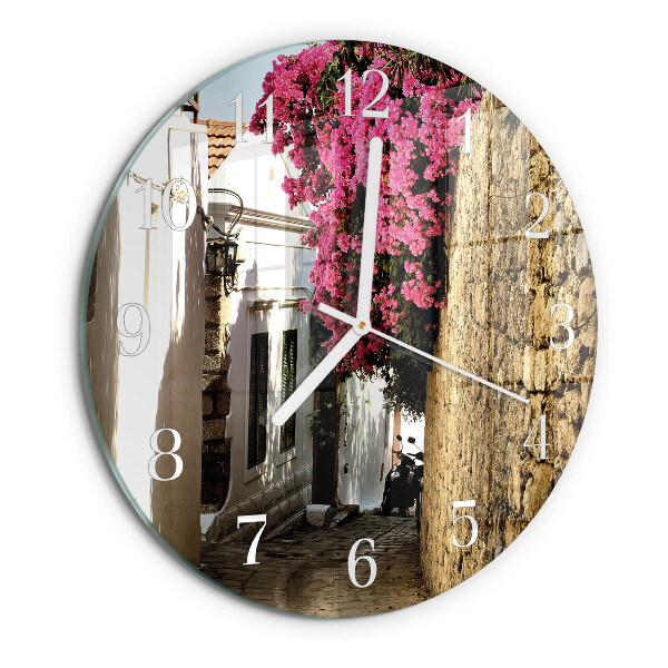 Round wall clock Flower Alley