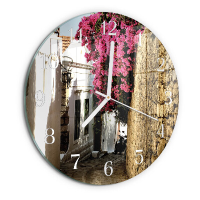 Round wall clock Flower Alley