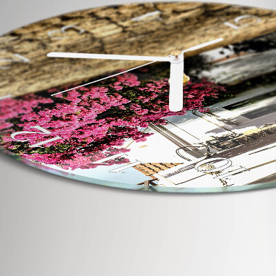 Round wall clock Flower Alley