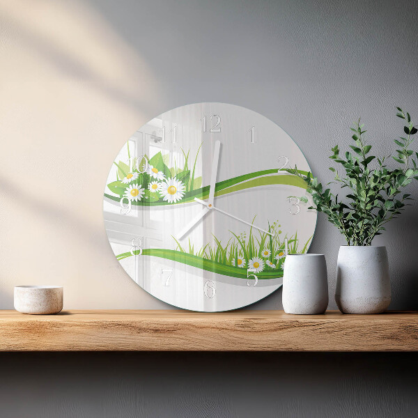 Round wall clock Daisy