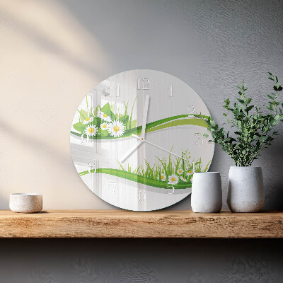 Round wall clock Daisy
