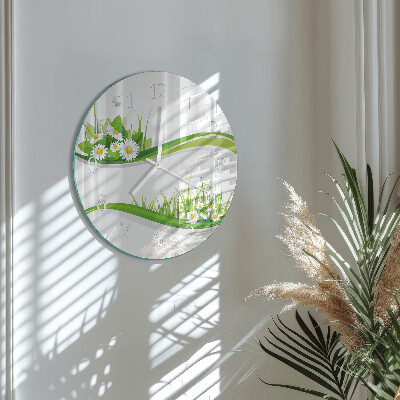 Round wall clock Daisy