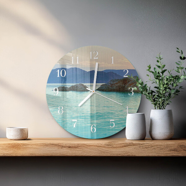 Round wall clock Sea Island