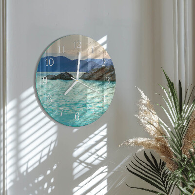Round wall clock Sea Island