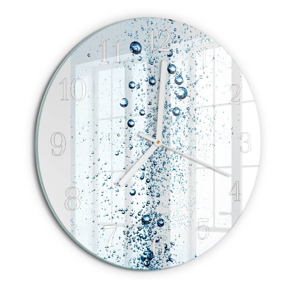 Round wall clock Water
