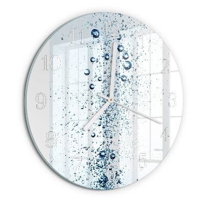 Round wall clock Water