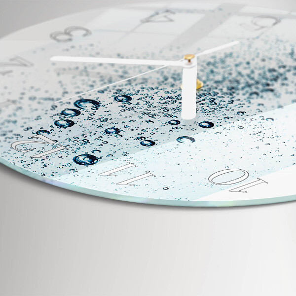 Round wall clock Water