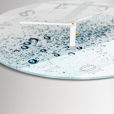 Round wall clock Water