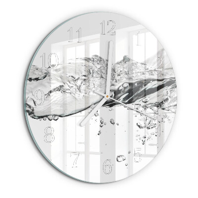 Round wall clock Water