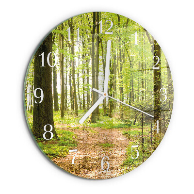 Round wall clock Forest