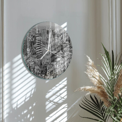 Round wall clock Horizon