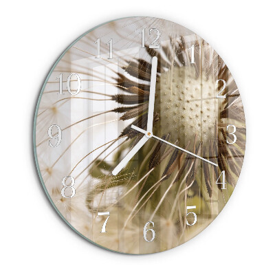 Round wall clock Dandelion