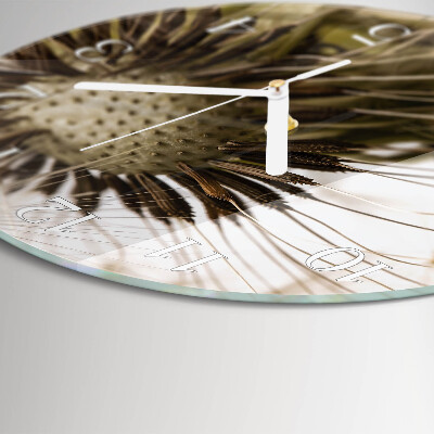 Round wall clock Dandelion