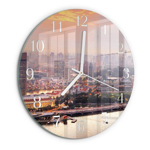 Round wall clock City