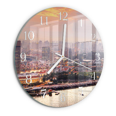 Round wall clock City