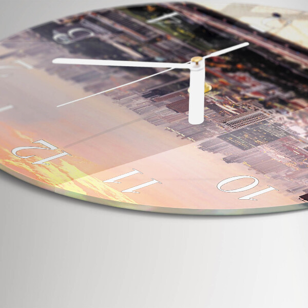 Round wall clock City