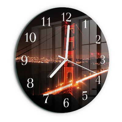 Round wall clock Bridge