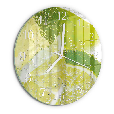 Round wall clock Limewater