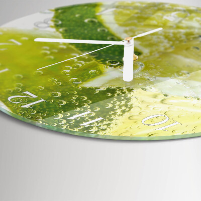 Round wall clock Limewater