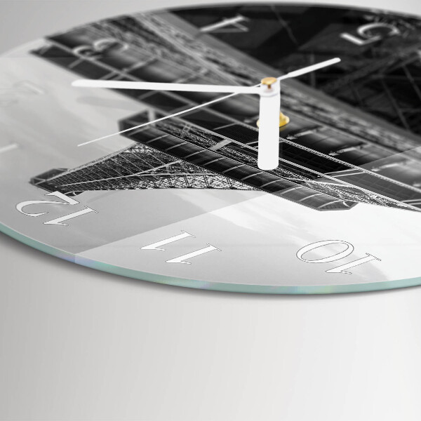 Round wall clock Eiffel Tower Paris