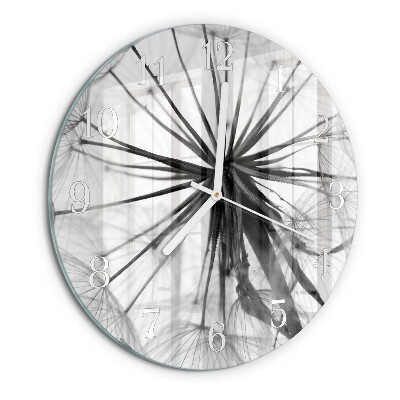 Round wall clock Dandelion