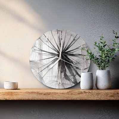 Round wall clock Dandelion