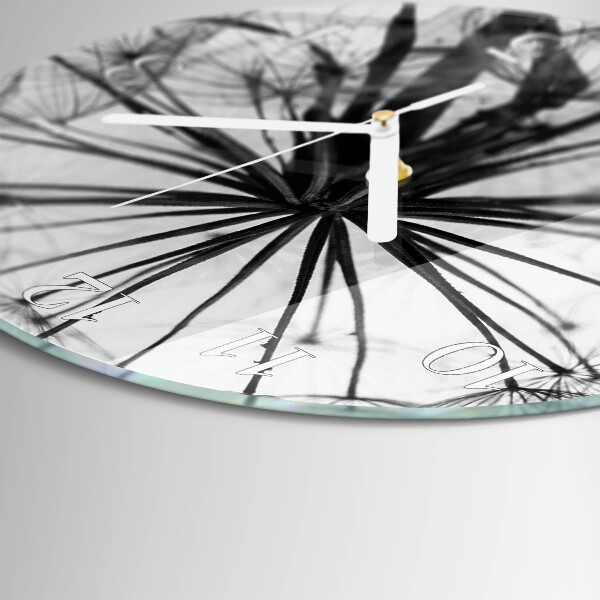 Round wall clock Dandelion