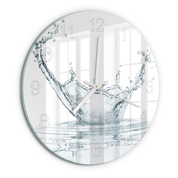 Round wall clock Water