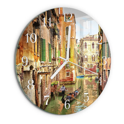 Round wall clock The Venetian Boat