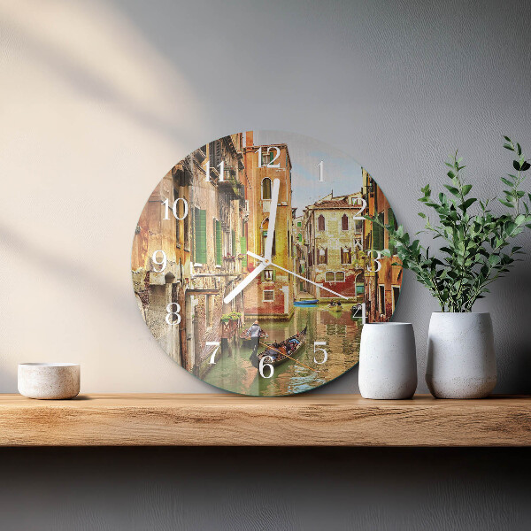 Round wall clock The Venetian Boat