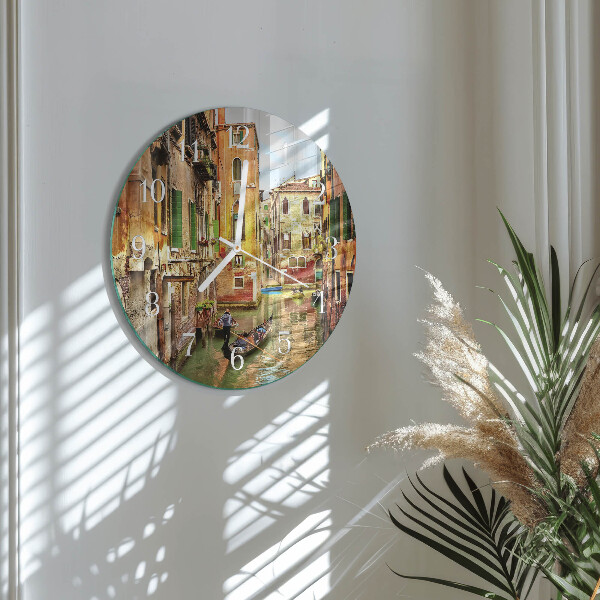 Round wall clock The Venetian Boat