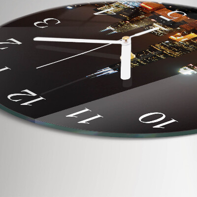Round wall clock Night of the Horizon