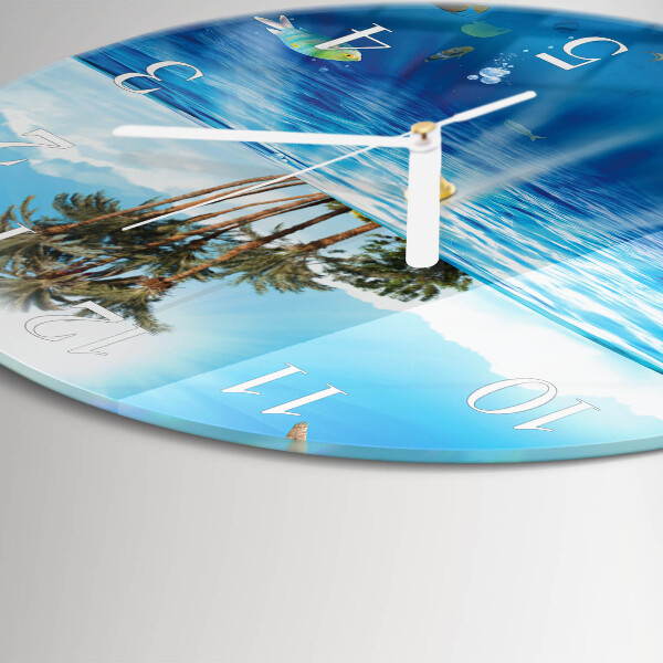 Round wall clock Fish Island