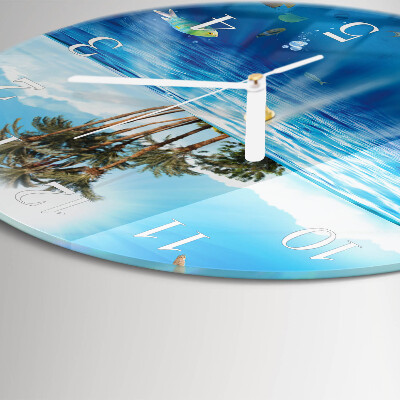 Round wall clock Fish Island